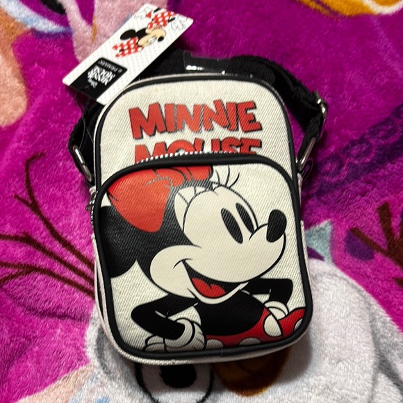 Primark Handbags - Primark Minnie Mouse Crossbody Bag - Black, White, Red